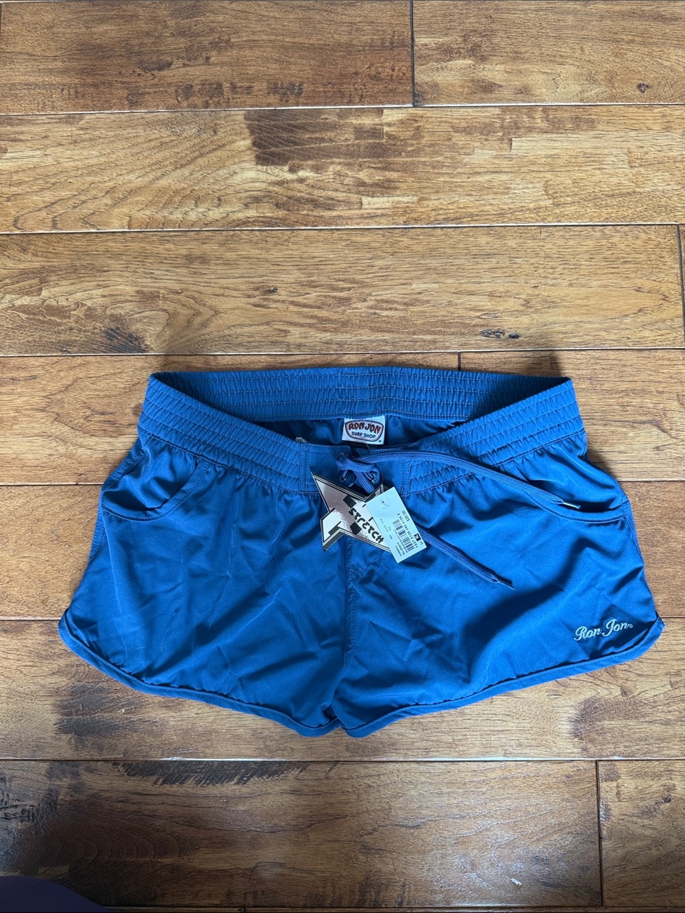 Ron Jon Blue Drawstring Swim Shorts